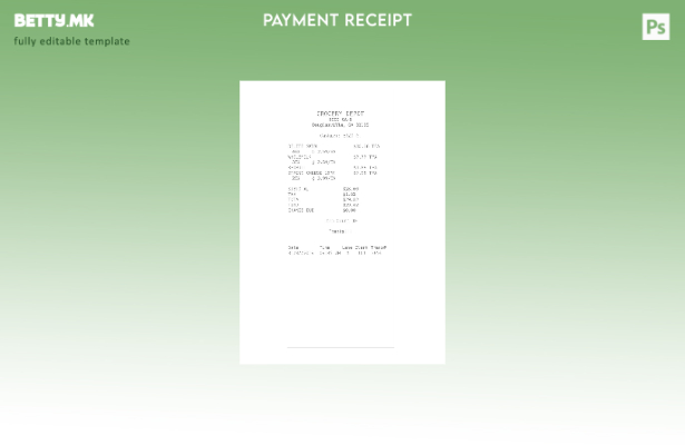 Модерен стил шаблон за проверка на исплата на депо за намирници
